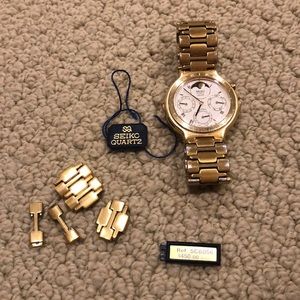 💖💖Seiko Quartz - Instant Lunar Day Date💖💝